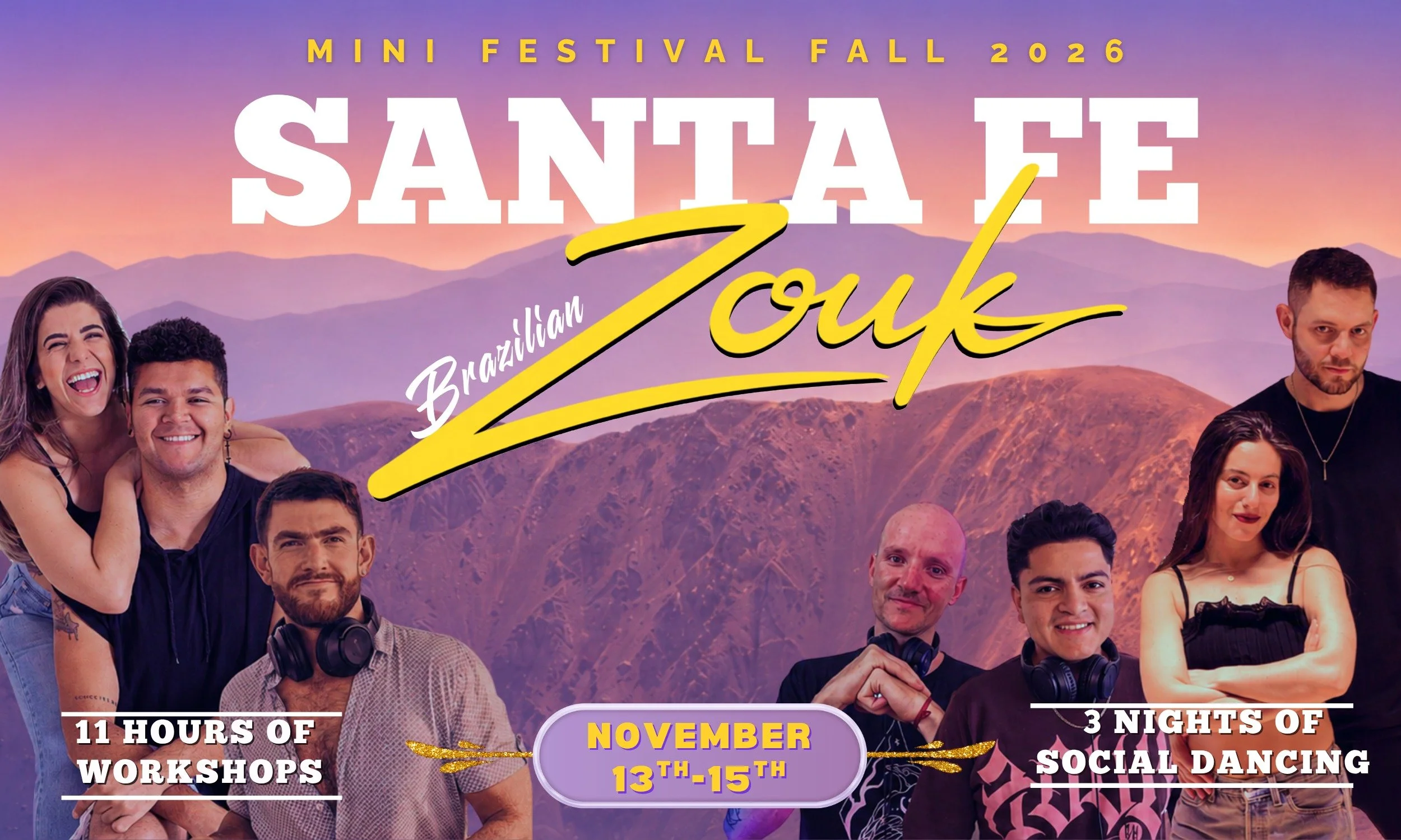 Brazilian Zouk Mini Festival flyer