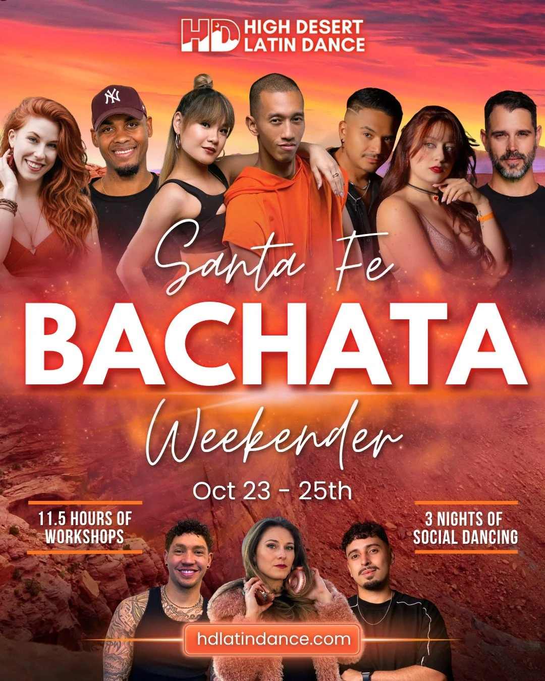 Santa Fe Bachata Weekender flyer